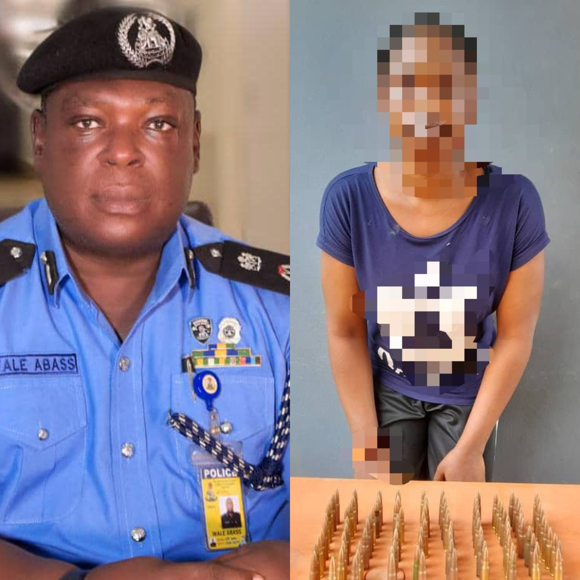 Police Arrest Woman Who Deals On Illegal Sales Of AK47 Ammunition In Delta