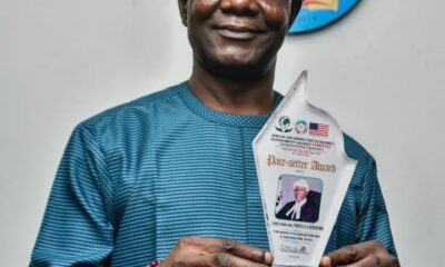 US-based Organisation, AMEESA, Presents Pacesetter's Award To Nigerian Communication Strategist, Latimore