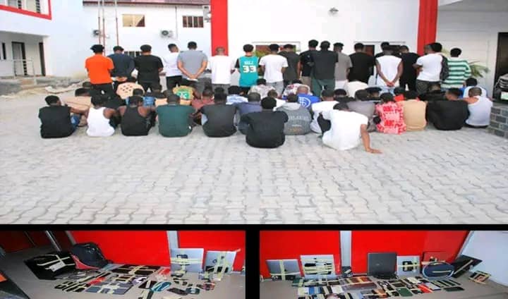 EFCC Arrests 56 Suspected Internet Fraudsters In Port Harcourt