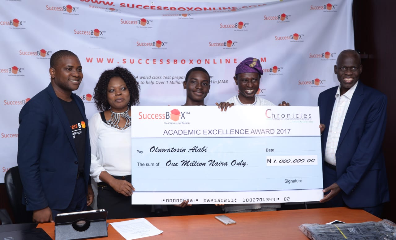 Chronicles Software To Splash N2M To Best WAEC Students In Lagos