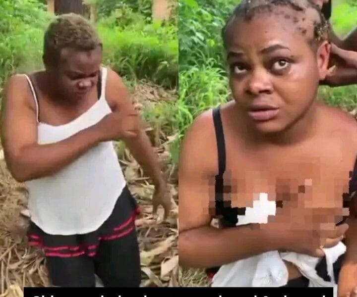 Enugu Police Arrest Individuals Involved In Viral Video Of Lady Being Beaten, Stripped, Hair Shaved