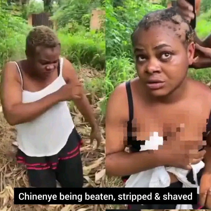 Enugu Police Arrest Individuals Involved In Viral Video Of Lady Being Beaten, Stripped, Hair Shaved