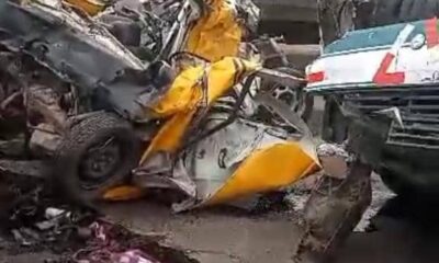 Two Killed, Five Injured In Multiple Crashes In Lagos Bridge