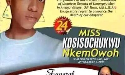 Family Announces Burial Arrangement For Actor Nkem Owoh's Daughter