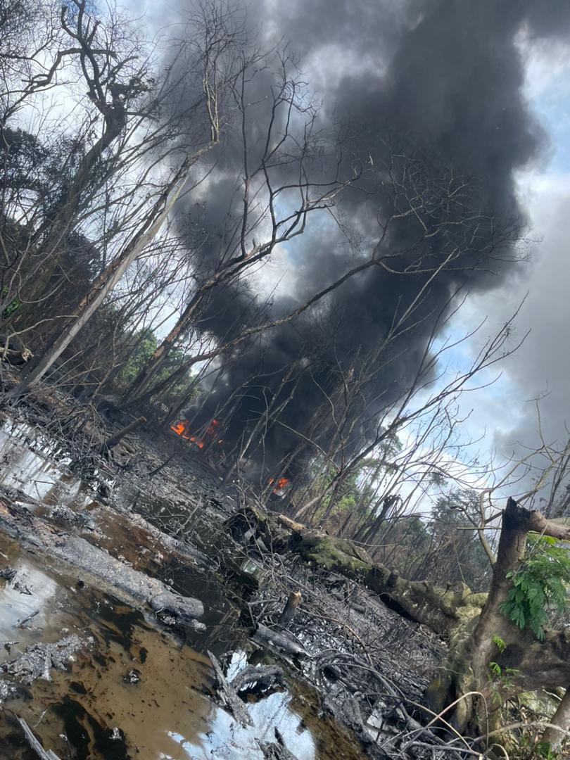 Oil Theft: Troops Destroy Massive Illegal Refinery In Delta