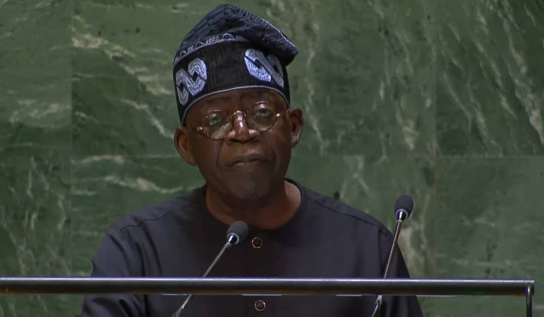 78th UNGA: President Tinubu Advocates Universal Sanction By UN Nations For Their Companies, Persons Smuggling Arms, Minerals Into And Out Of Africa