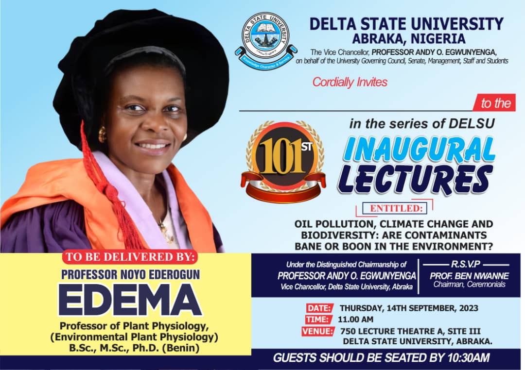 DELSU Reschedules 101st Inaugural Lecture