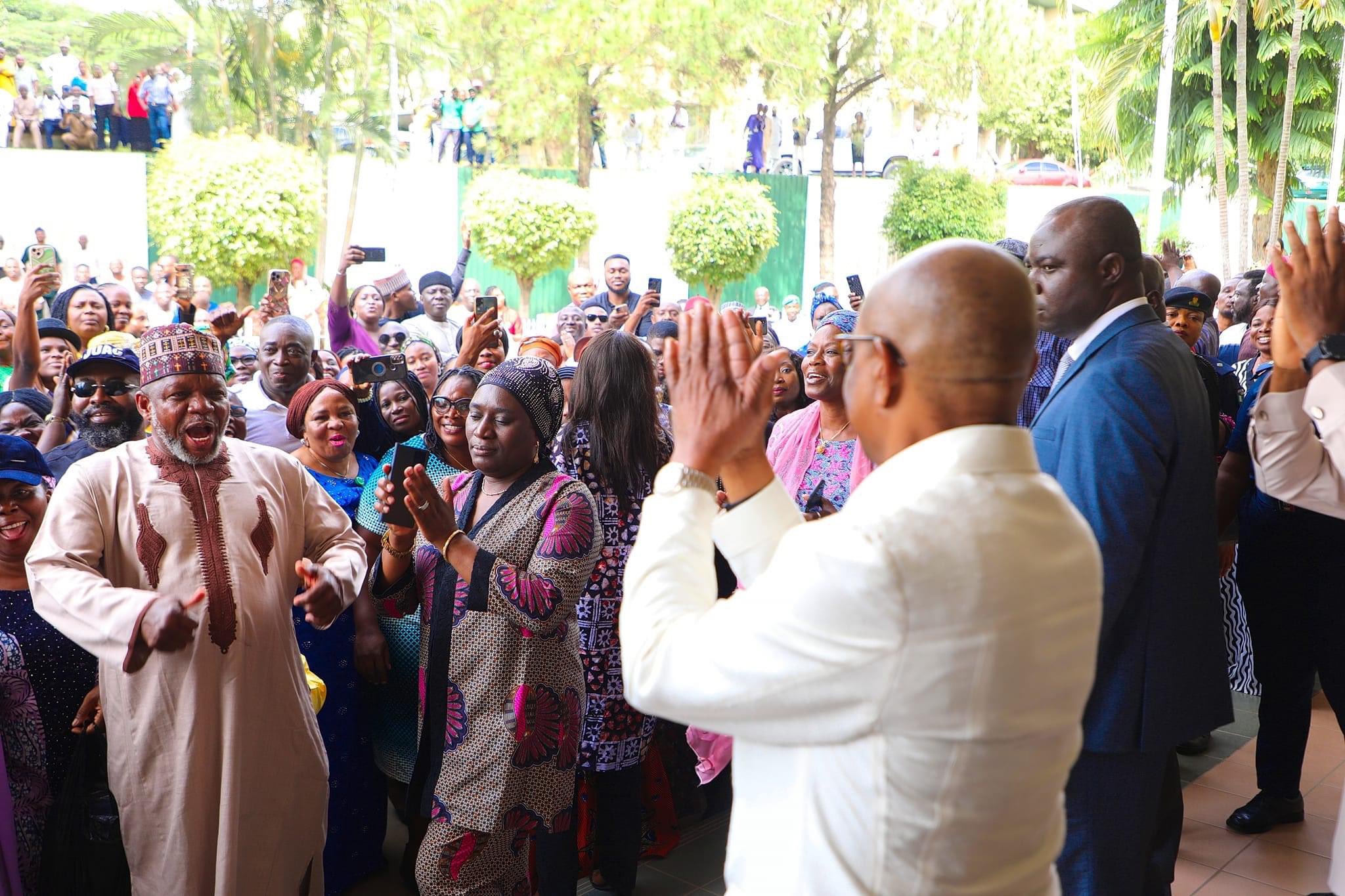 FCTA Workers Hail Wike Over FCT Civil Service Commission, Hold Thank You Rally