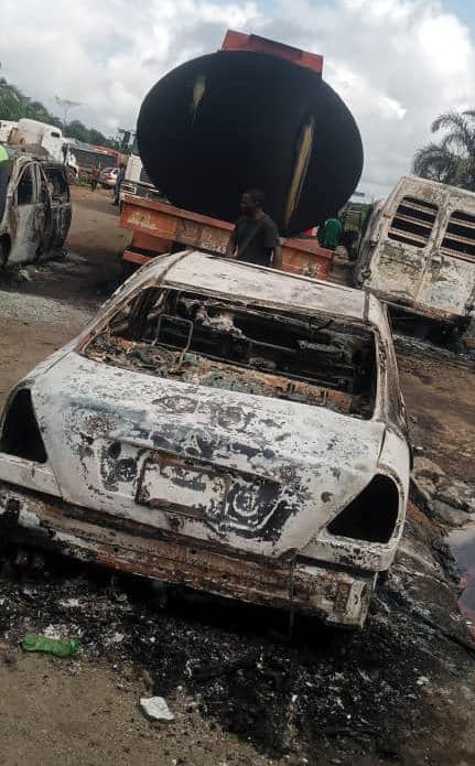 Delta Police Speaks On Tanker Explosion Incident At Ugbenu Koko, Commiserates With Families Of Victims