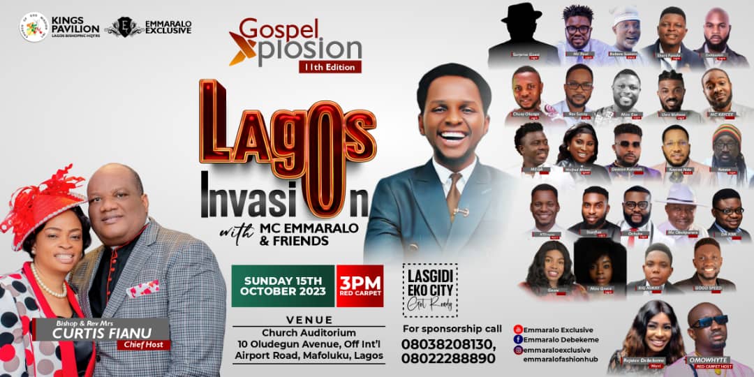 Gospel Explosion: After Warri, Emmaralo Set To Storm Lagos October 15, Seeks Sponsors