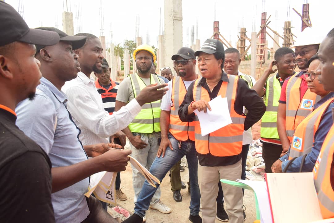 Your Work Is In Consonance With The Governor MORE AGENDA, Agbi Lauds Contractor