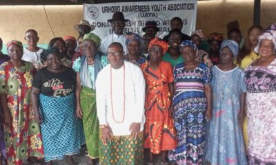 Urhobo Awareness Youth Association Donates Cash Gift To Widows In Delta Central