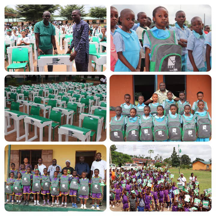 RENL Presents More Educational Materials To Indigent Students In Four States