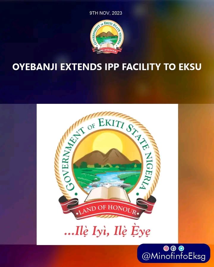 Oyebanji Extends IPP Facility To EKSU