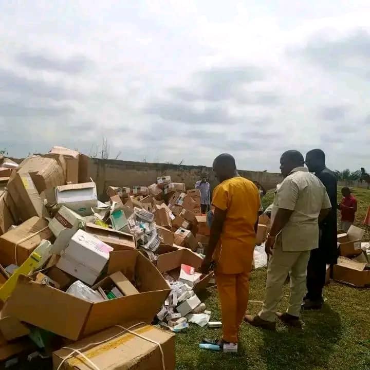 Hwande Destroys Expired Drugs Worth N100M In Benue