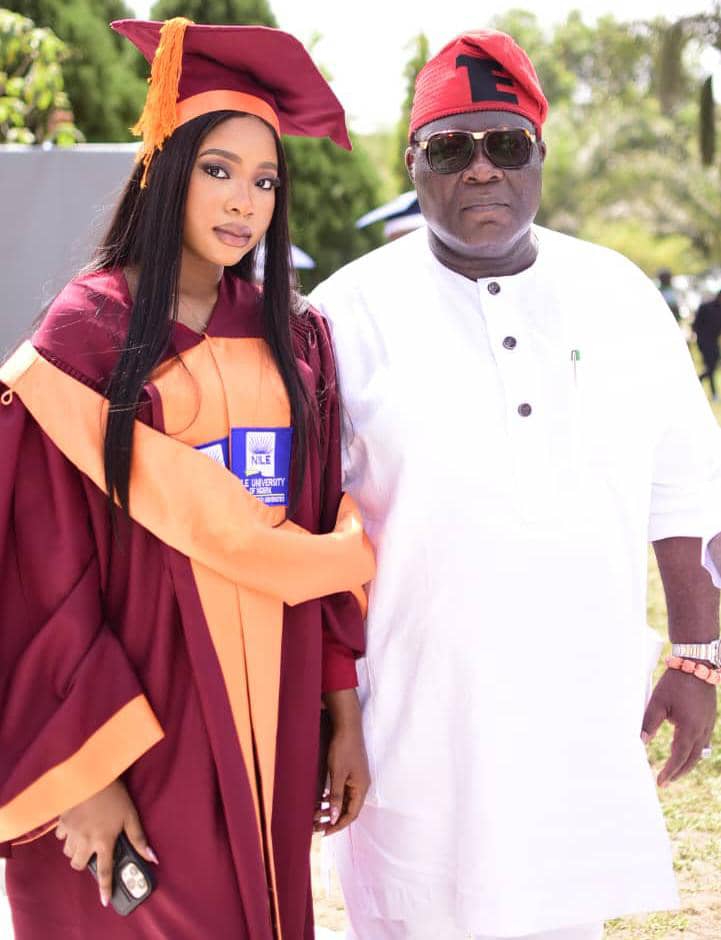 Ereyitomi's Daughter Graduates From Nile University