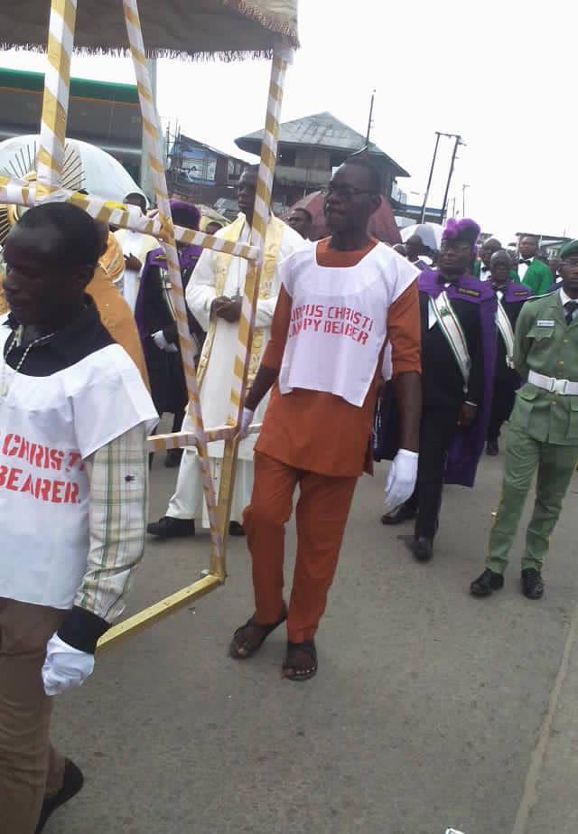 Bishop Ewherido Leads Warri Catholics In Celebration Of Corpus Christi