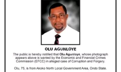 EFCC Declares Former Steel Minister, Olu Agunloye Wanted