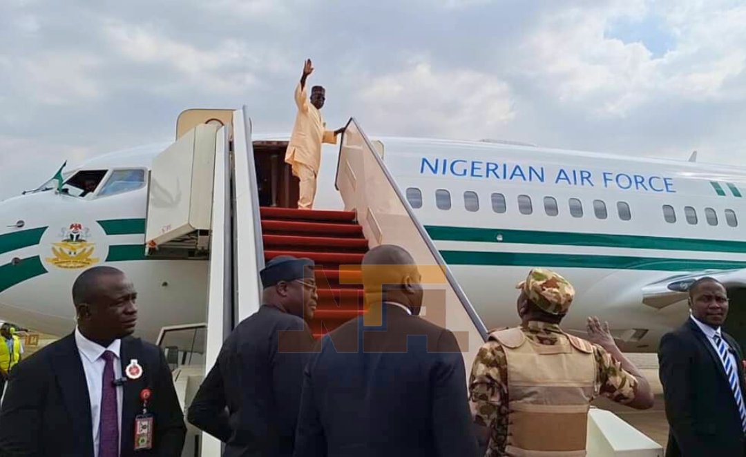 President Tinubu Departs For Maiduguri