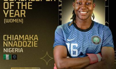 CAF Awards: Uzodinma Congratulates Best Women Goalkeeper, Chiamaka Nnadozie