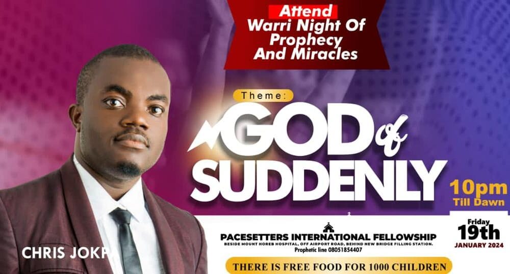 Prophet Orovwuje To Feed Over 1000 Children During Church Program In Warri