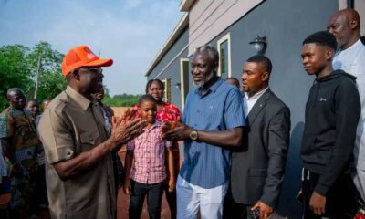 Philip Shaibu Gives Houses To Two Of His Drivers