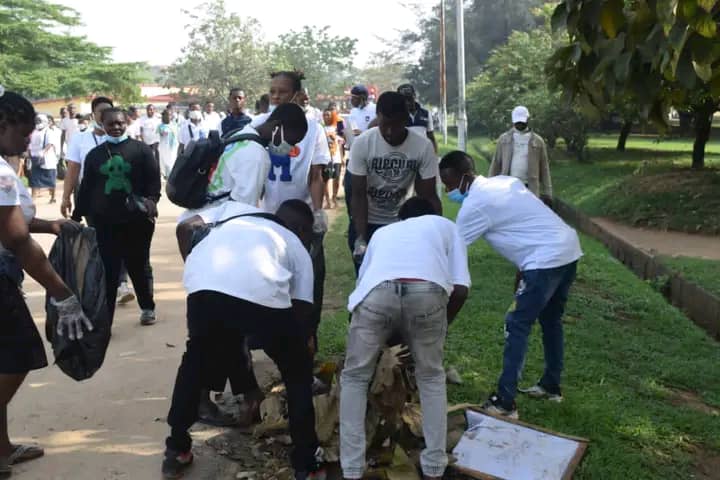 LASU Investors Association In Collaboration With Campus Recycling Champions Kick-starts People LASU Clean Exercise