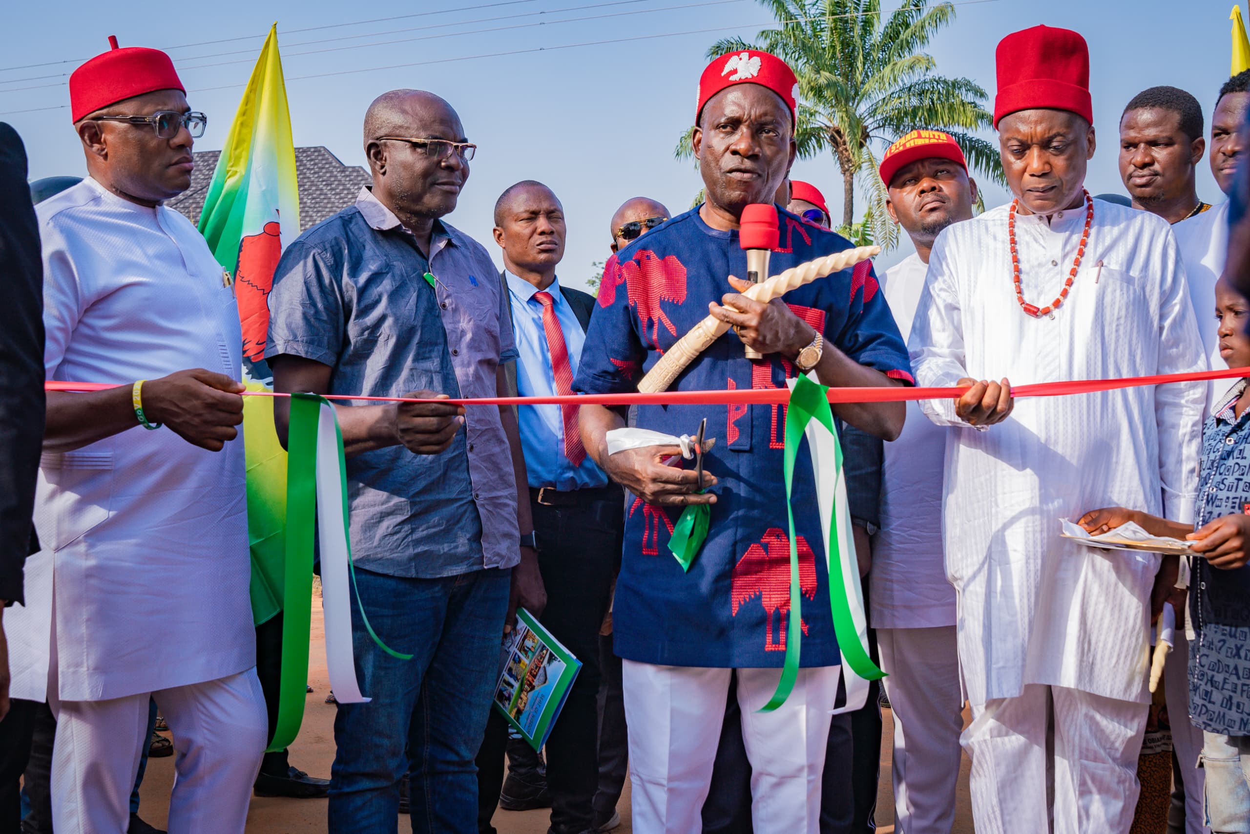 Anambra Road Revolution: Soludo Commissions 11Km Roads Built By Private Citizens In Abatete