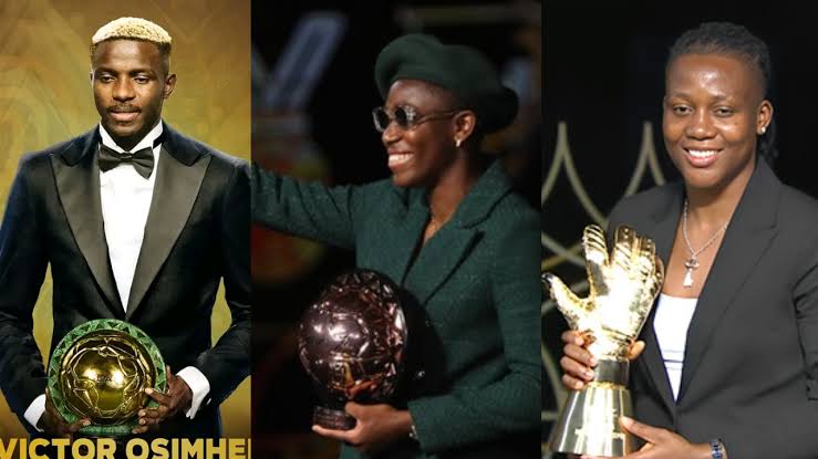 President Tinubu Hails Osimhen, Oshoala, Nnadozie On African Players Of The Year Award