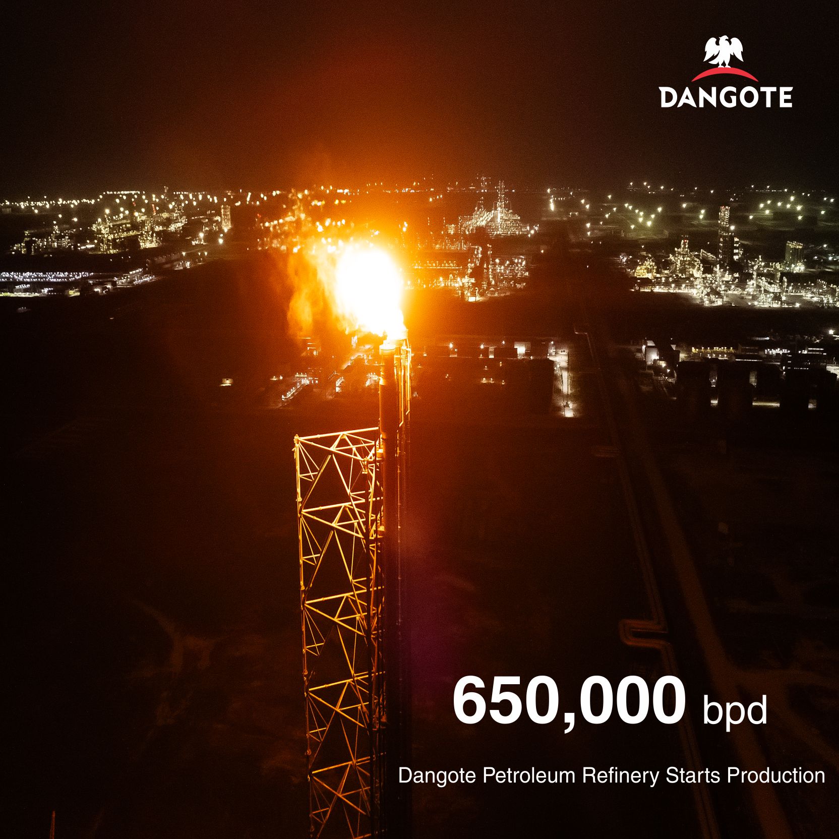 Dangote Refinery Begins Production, To Load 2,900 Trucks Daily