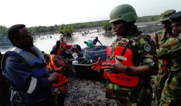 PINL Intel Leads Nigerian Navy To Uncover 14 Illegal Bunkering Sites In Rivers