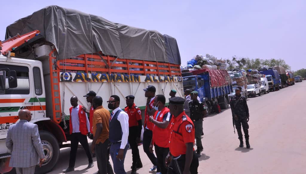 Food Insecurity: EFCC Arrests 21 Food-loaded Trucks Into Neighbouring Countries