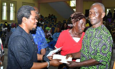 Okpobor Celebrates Easter With The Aged In Isoko, Dokes Cash To 480 Recipients