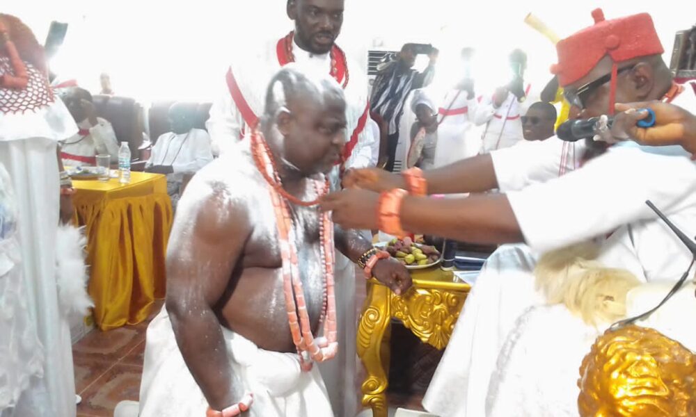 Glory Ayiwe Bags Okere Urhobo Chieftaincy Title