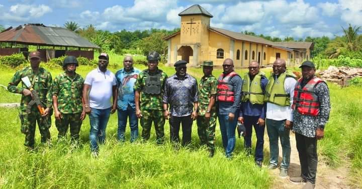 BREAKING: Governor Oborevwori Visits Okuama