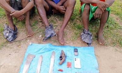 Delta Police Arrest Suspected Armed Robbers Terrorizing Sapele, Recover Pistol, Others
