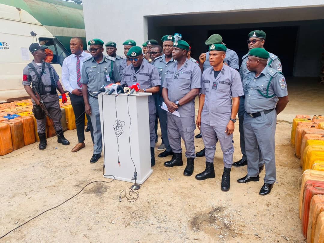 Customs Special Operations Team Intercepts 26,950 Litres Of Petrol In Ogun