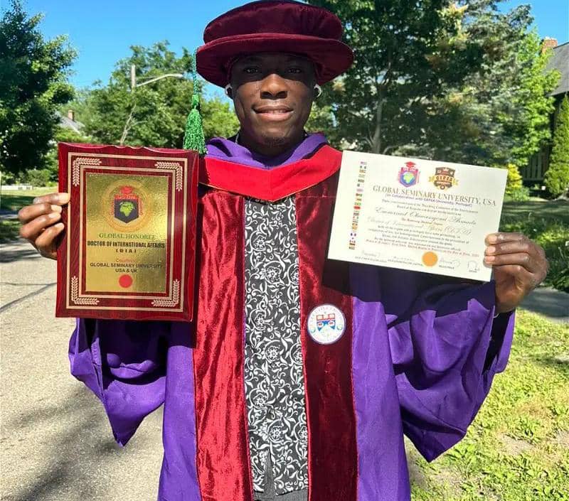 Nigerian Who Failed WAEC 17 Times Bags Two Doctorate Degrees In USA