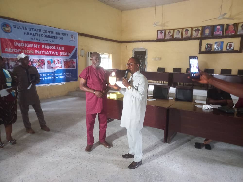 Akpoveta Flags-Off DSCHC Indigent Enrollee Adoption Initiative In Isoko