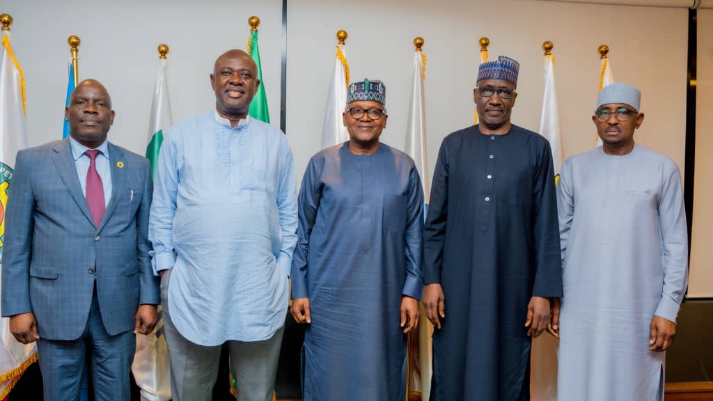 Minister of State Petroleum Resources, Lokpobiri, Hosts Crucial Meeting with Dangote, NMDPRA, NUPRC And NNPC Leadership