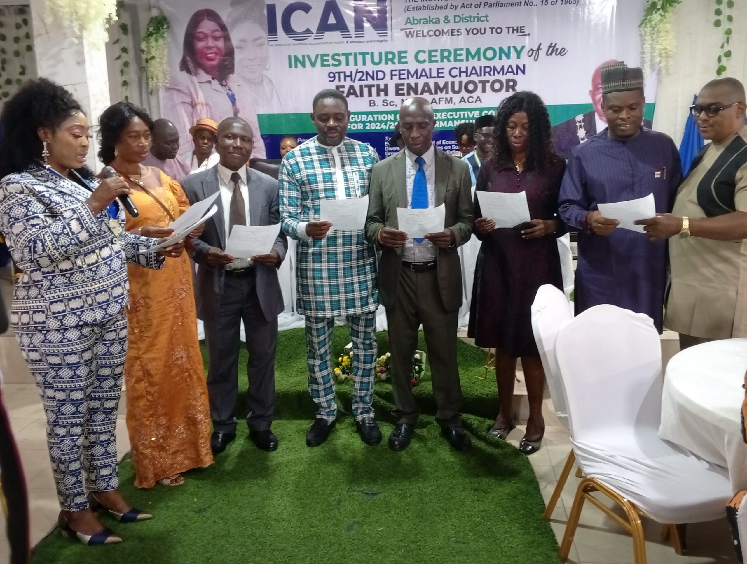 ICAN Installs Faith Enamuotor As 9th Chairman In Abraka