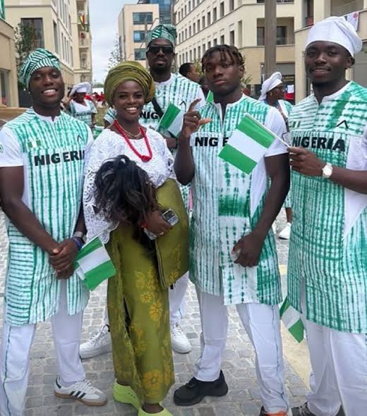 Amusan Leads Nigeria At Historic Olympics Opening