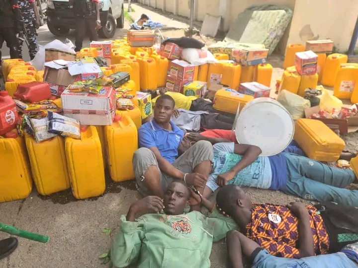 Police Recover Loots From #EndBadGovernance Protesters In Kano, Arrest 157