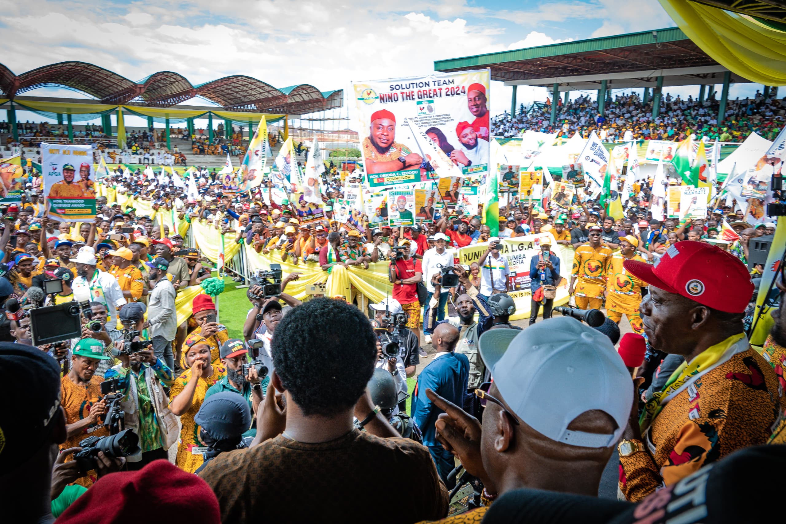 LGA Polls: Soludo Leads APGA Faithful, Drums Support For Party 