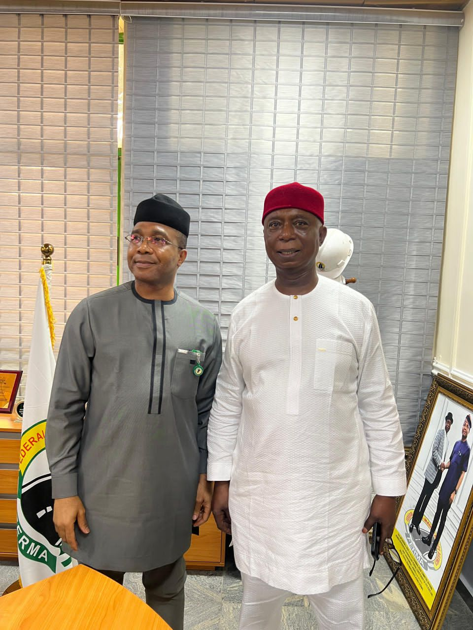 Senator Ned Nwoko Meets FERMA MD, Calls For Immediate Attention To Lagos-Asaba Expressway