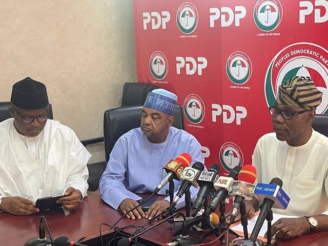 PDP NWC Faction Suspends Acting National Chairman, Umar Damagum, Secretary