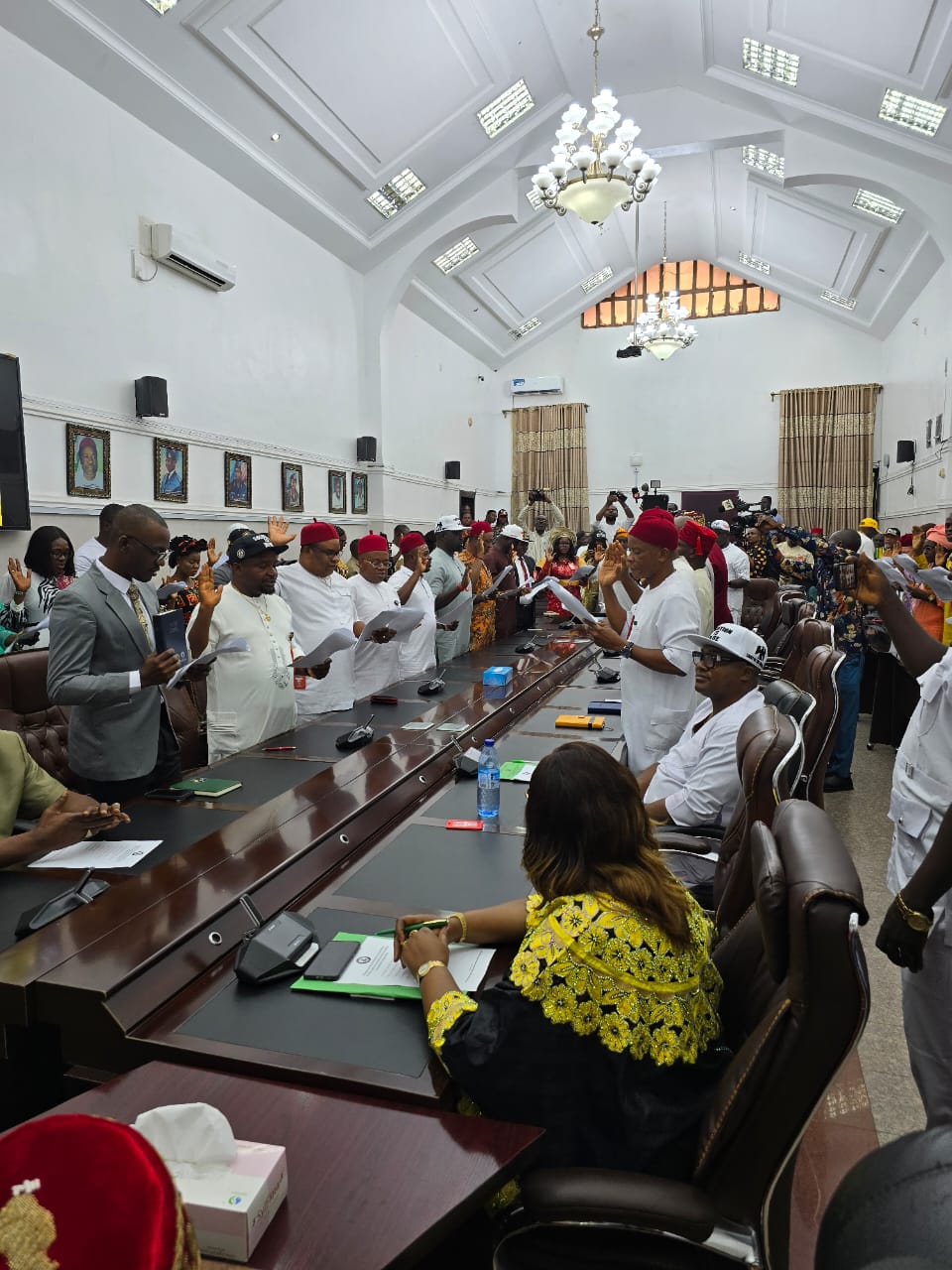 Soludo Swears-In 21 Newly Elected Local Government Mayors/Deputies In Anambra