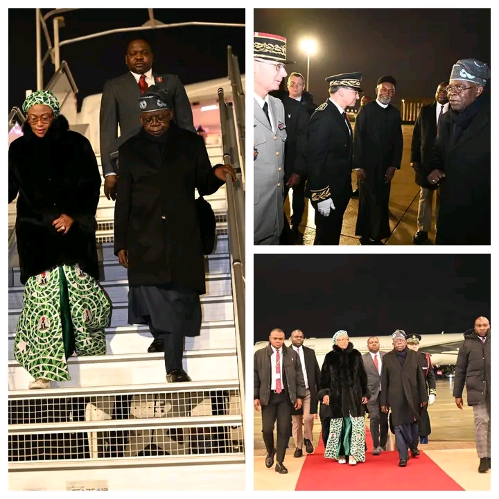 President Tinubu Commences State Visit To Paris