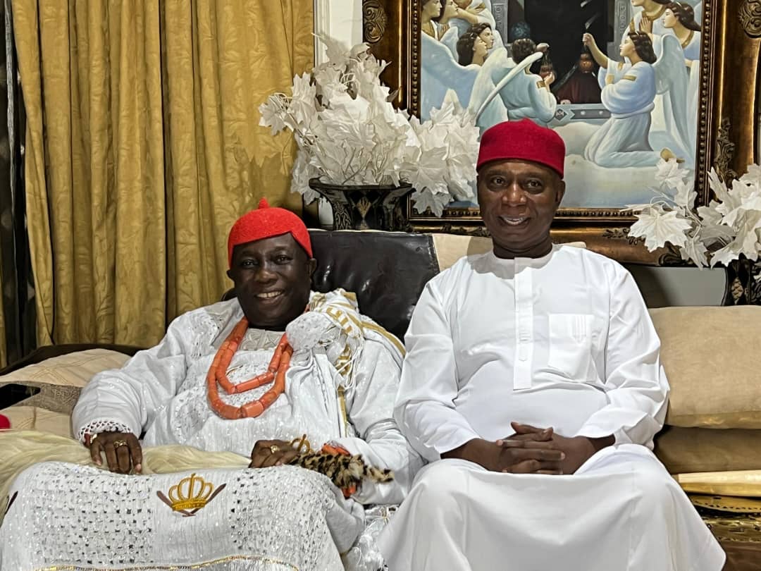 Ned Nwoko Meets Asagba Of Asaba, Says Anioma Will Be Created