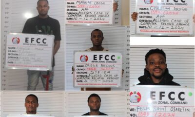 Courts In Benin, Asaba Send Seven Internet Fraudsters To Prison